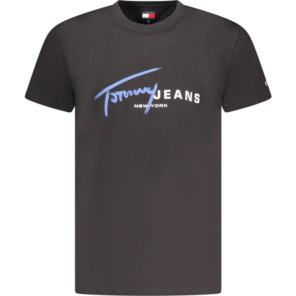 Čierne tričko Tommy Hilfiger s krátkym rukávom 64709020