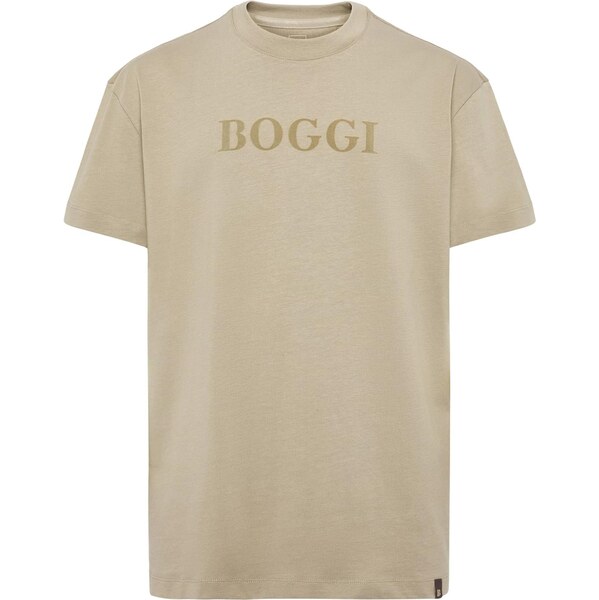 Boggi Milano Tričko tmavošedá / sivobéžová 63780393