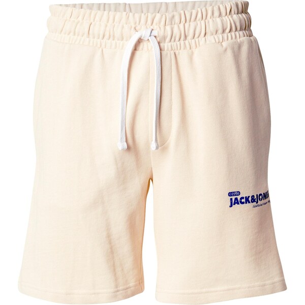 JACK & JONES Nohavice JPSTGORDON modrá / biela ako vlna 63780678