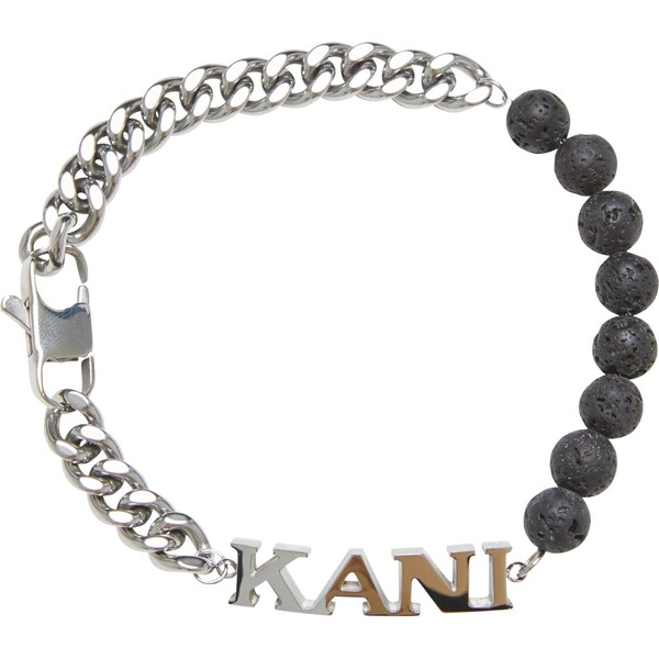 Karl Kani Náramok čierna / strieborná 65646020