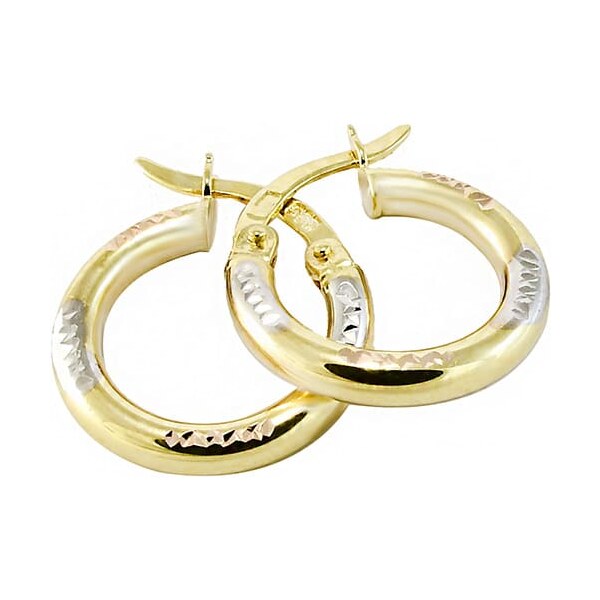 Zlaté náušnice Glare 337 63786478