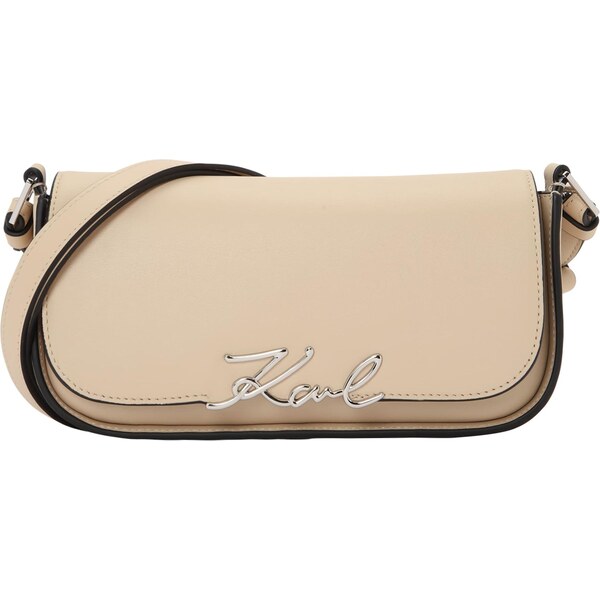 Karl Lagerfeld Taška cez rameno béžová / čierna 60982249