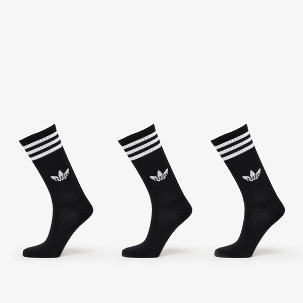 adidas Originals adidas 3-Stripes High Crew Socks 3-Pack Black/ Lucid 63789615