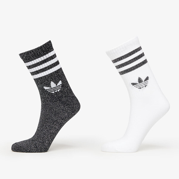 adidas Originals adidas 3-Stripes Glitter Crew Socks 2-Pack Black/ 63789614