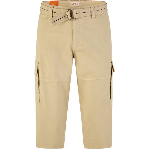 Pánske béžové cargo bermudy s opaskom HATTRIC 63790032