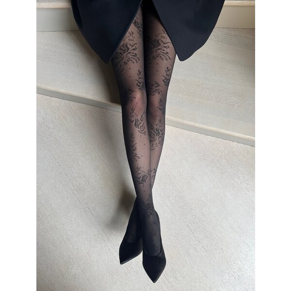 Kvetinové pančuchy Lorenza 20 DEN Veneziana 63789939