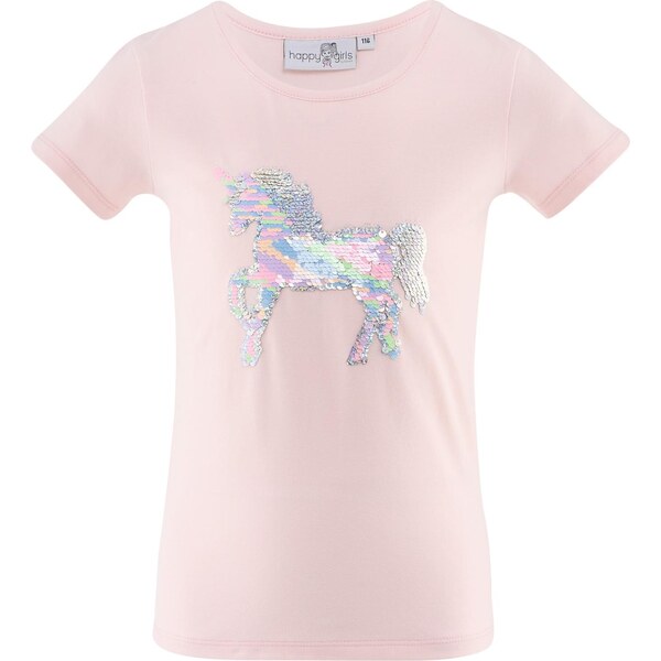 happy girls Tričko rosé / strieborná 63791534