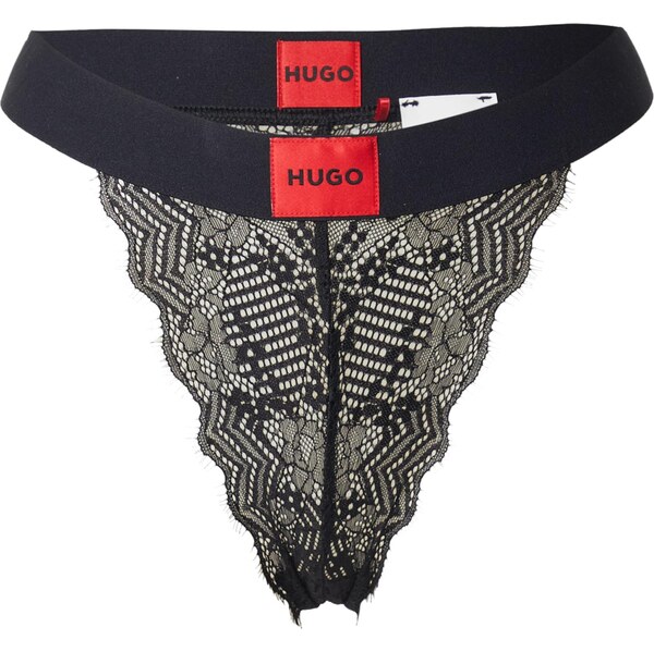 HUGO Nohavičky červená / čierna 63791772