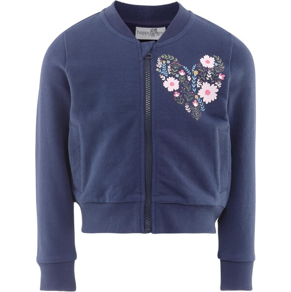 happy girls Tepláková bunda námornícka modrá / zelená / pastelovo 63791931