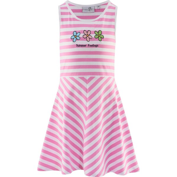 happy girls Šaty ružová / biela 63791922