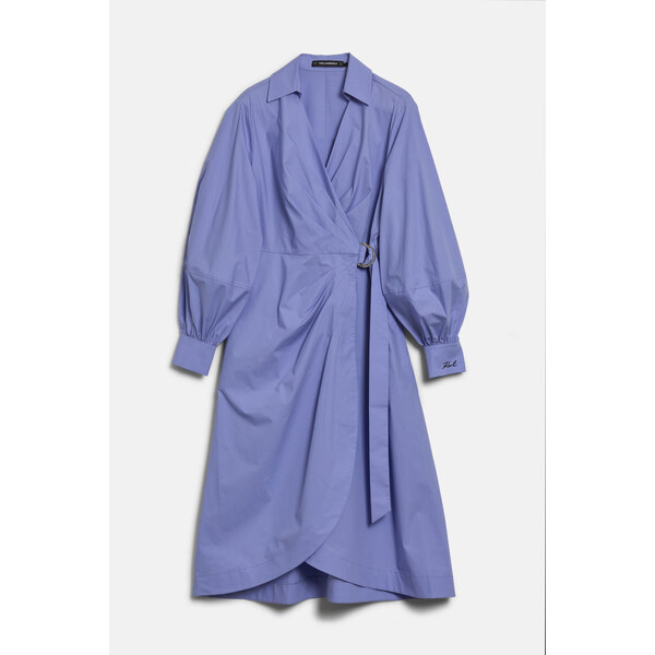 ŠATY KARL LAGERFELD WRAP SHIRT DRESS 60740402