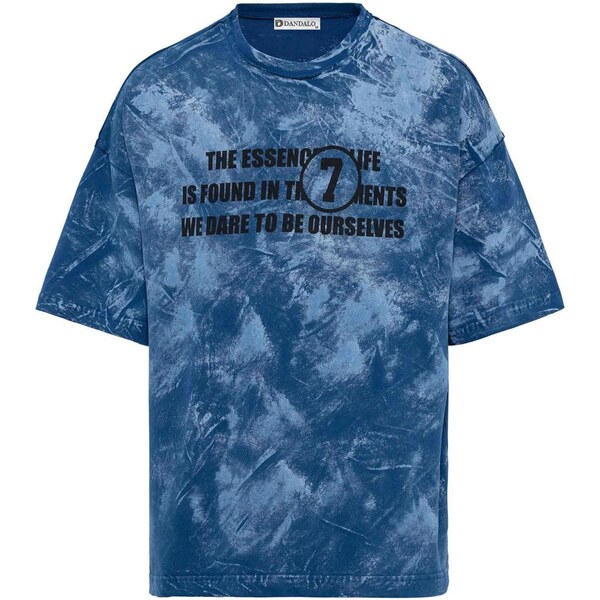 Dandalo Tričko enciánová / modrosivá / čierna 65653417