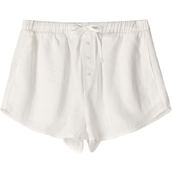 Bershka Nohavice biela 64427911