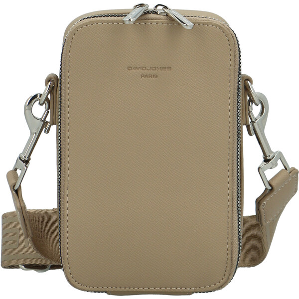 David Jones Dámska crossbody kabelka CM7333 Taos Taupe 66581273