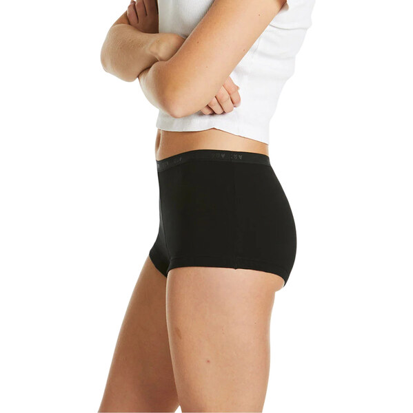 Menštruačné nohavičky pre dievčatá Love Luna Shortie Brief Black 63798131