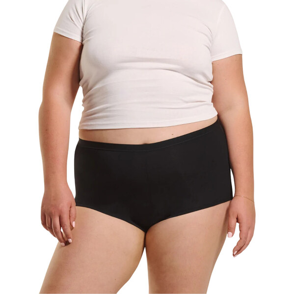 Menštruačné nohavičky Love Luna Black Cotton Shortie (LLUWCPSH) 64014763