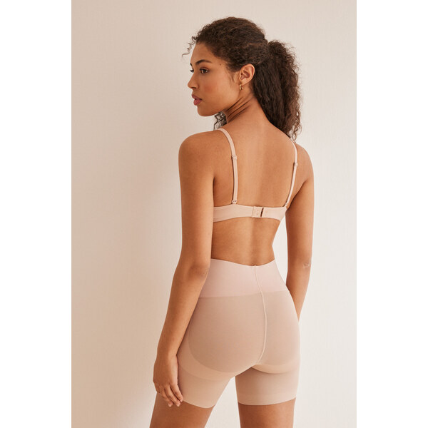 womensecret Béžové sťahovacie šortky 63798740