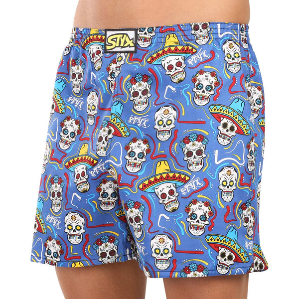 Pánske trenky na spanie Styx lebky (DTP1856) 63798848