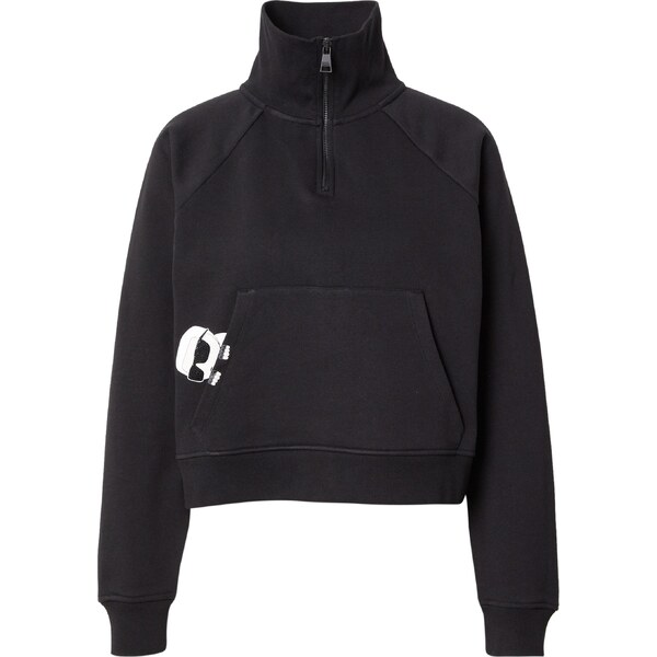 Karl Lagerfeld Mikina IKON čierna / biela 60294400