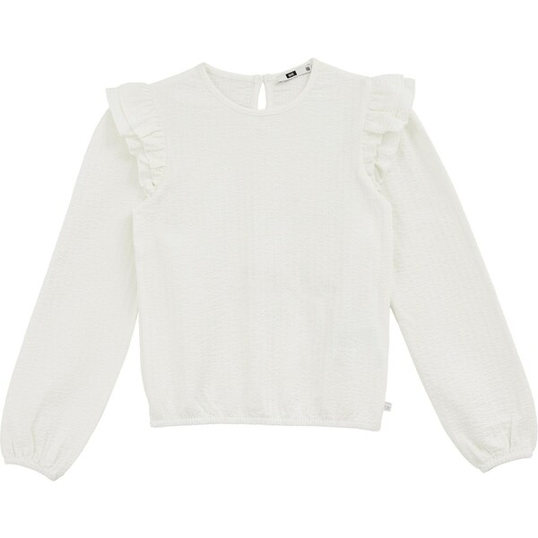 WE Fashion Tričko šedobiela 57017737