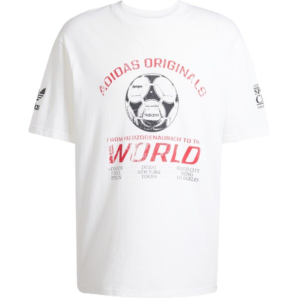 ADIDAS ORIGINALS Tričko 90s Football červená / čierna / biela 63806353