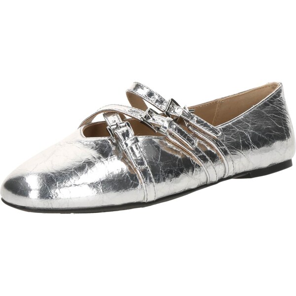 MICHAEL Michael Kors Baleríny s ramienkom INDY FLEX strieborná 63806574