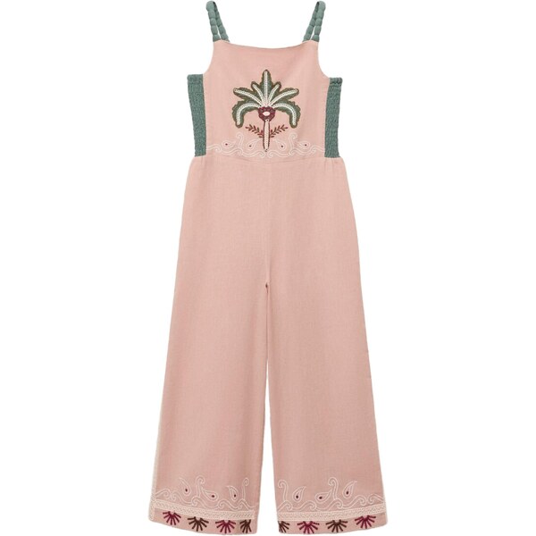 MANGO KIDS Overal SAMBA olivová / trstinová / ružová / tmavoružová 63834309