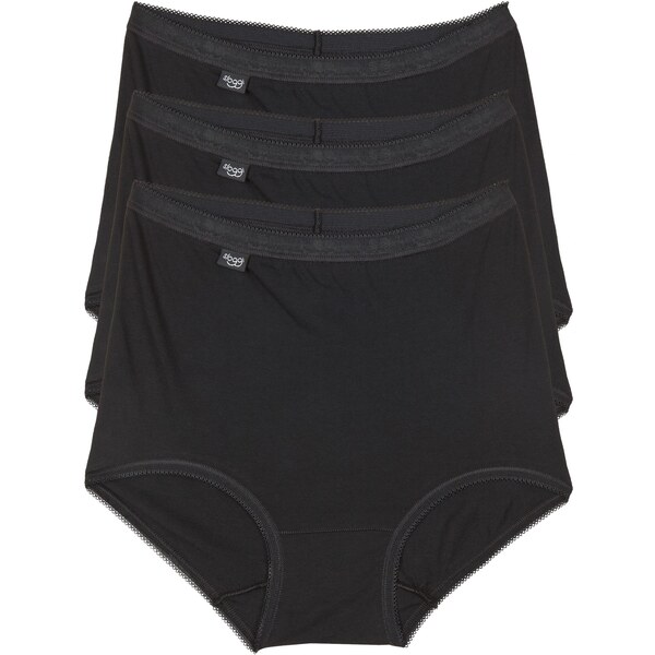 Sloggi Dámske nohavičky 3 pack Basic maxi black 63802345