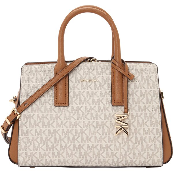 MICHAEL Michael Kors Kabelka koňaková / šedobiela 63806617