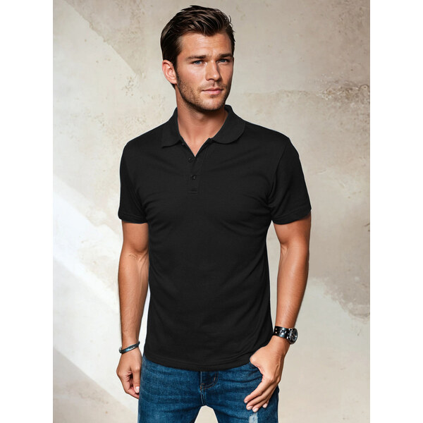 Pánske tričko DStreet Black 65387123