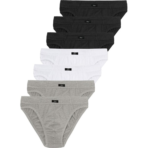 s.Oliver Nohavičky sivá / čierna / biela 63874031