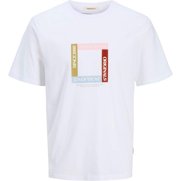 JACK & JONES Tričko olivová / ružová / červená / biela 63817836