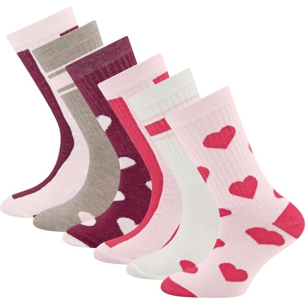EWERS Ponožky krémová / sivá / fialová / ružová / červená 63873975