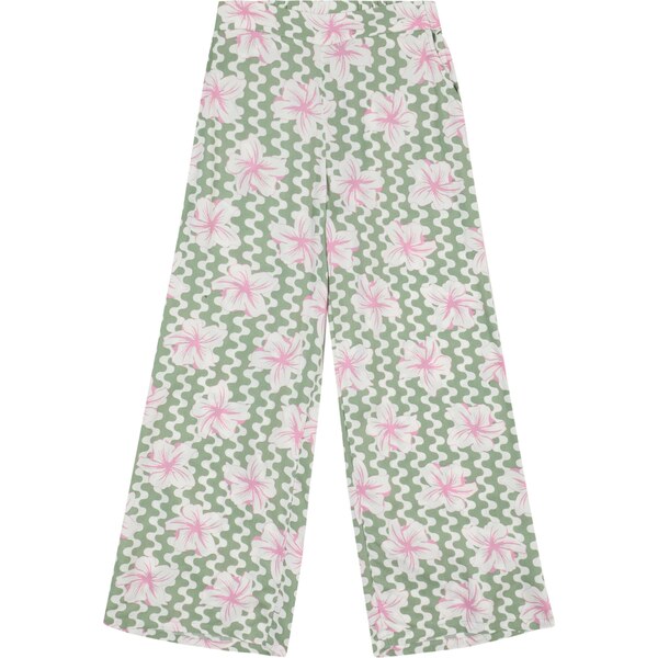 ROXY Športové nohavice YOU FOUND ME kiwi / staroružová / biela 64009029