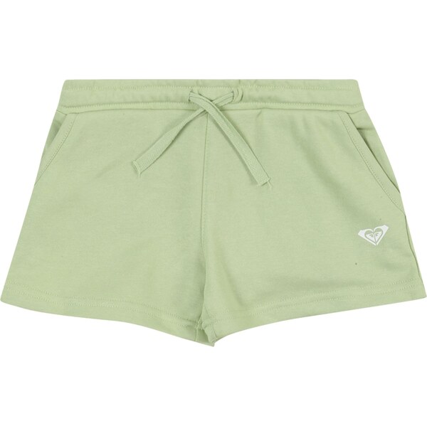 ROXY Športové nohavice Surf Feeling svetlozelená / biela 64009039