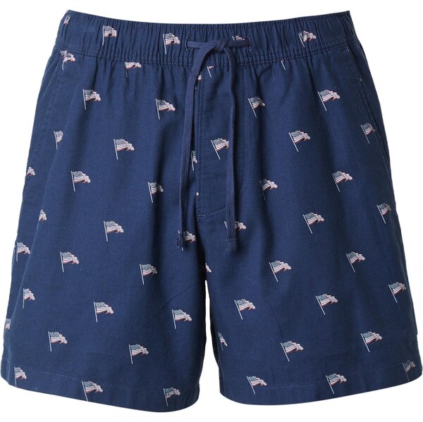 HOLLISTER Nohavice krémová / námornícka modrá 63834336