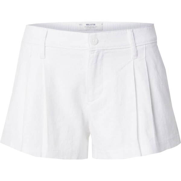 HOLLISTER Plisované nohavice LIVVY biela 65905445