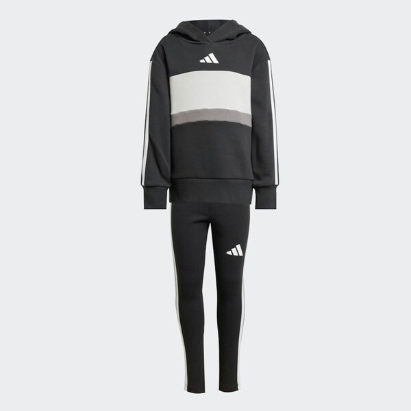 ADIDAS SPORTSWEAR Tréningový komplet sivá / čierna / biela 63817664