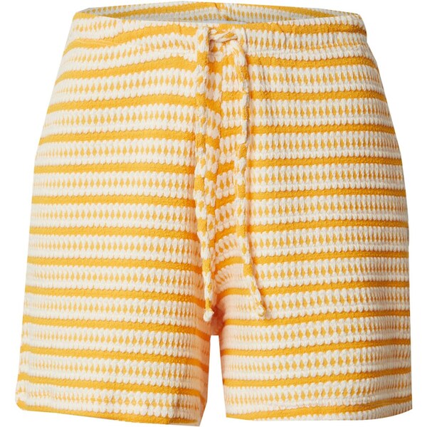 TOPSHOP Nohavice oranžová / biela 66008154