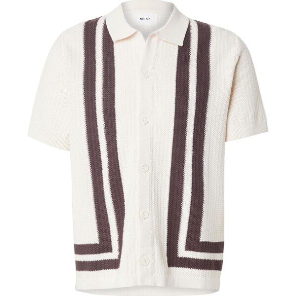 NN07 Kardigán Ares béžová / čokoládová 65653630