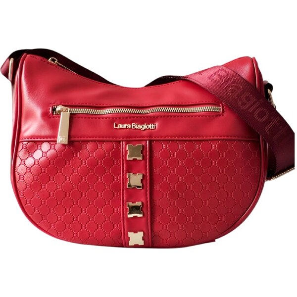 Červená crossbody kabelka Laura Biagiotti Rosso 63830352