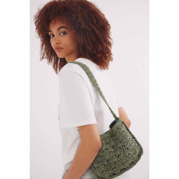 SPRINGFIELD Zelená rafiová taška 63834694