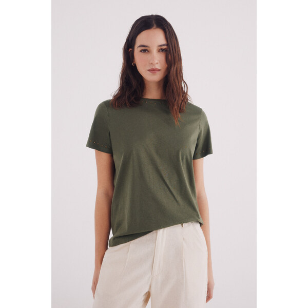 SPRINGFIELD Tričko s detailom cvočkov 63834743