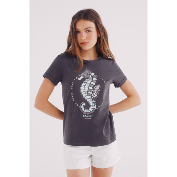 SPRINGFIELD Námornícke potlačové tričko 63834756