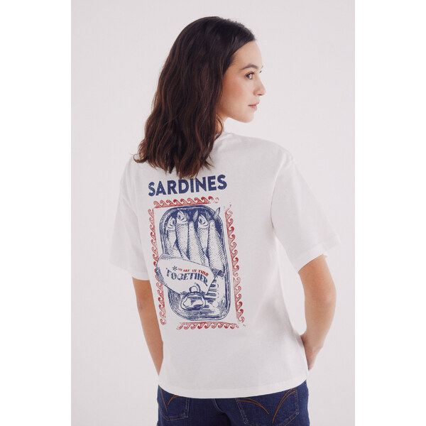 SPRINGFIELD Potlačové tričko Sardines 63834766