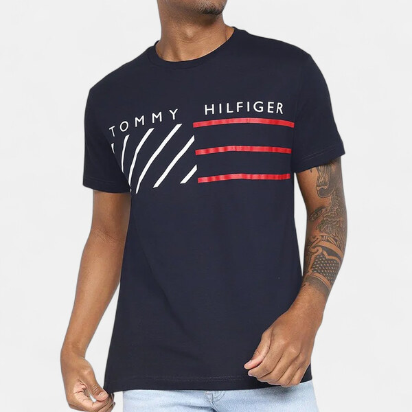 Pánské modré triko Tommy Hilfiger 56240 63862527