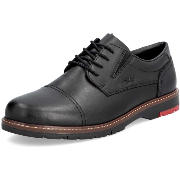 Pánske poltopánky RIEKER 10521-00 čierna W5 55294371