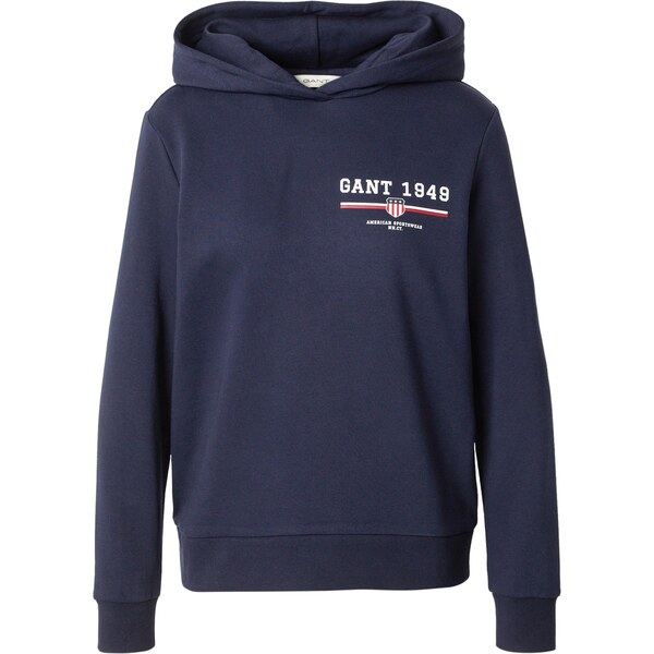 GANT Mikina tmavomodrá / jasne červená / biela 63874276