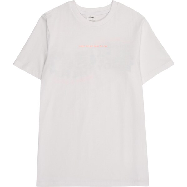 s.Oliver Tričko svetlomodrá / oranžová / čierna / biela 63874329