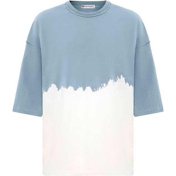 Dandalo Tričko modrosivá / biela 65653793